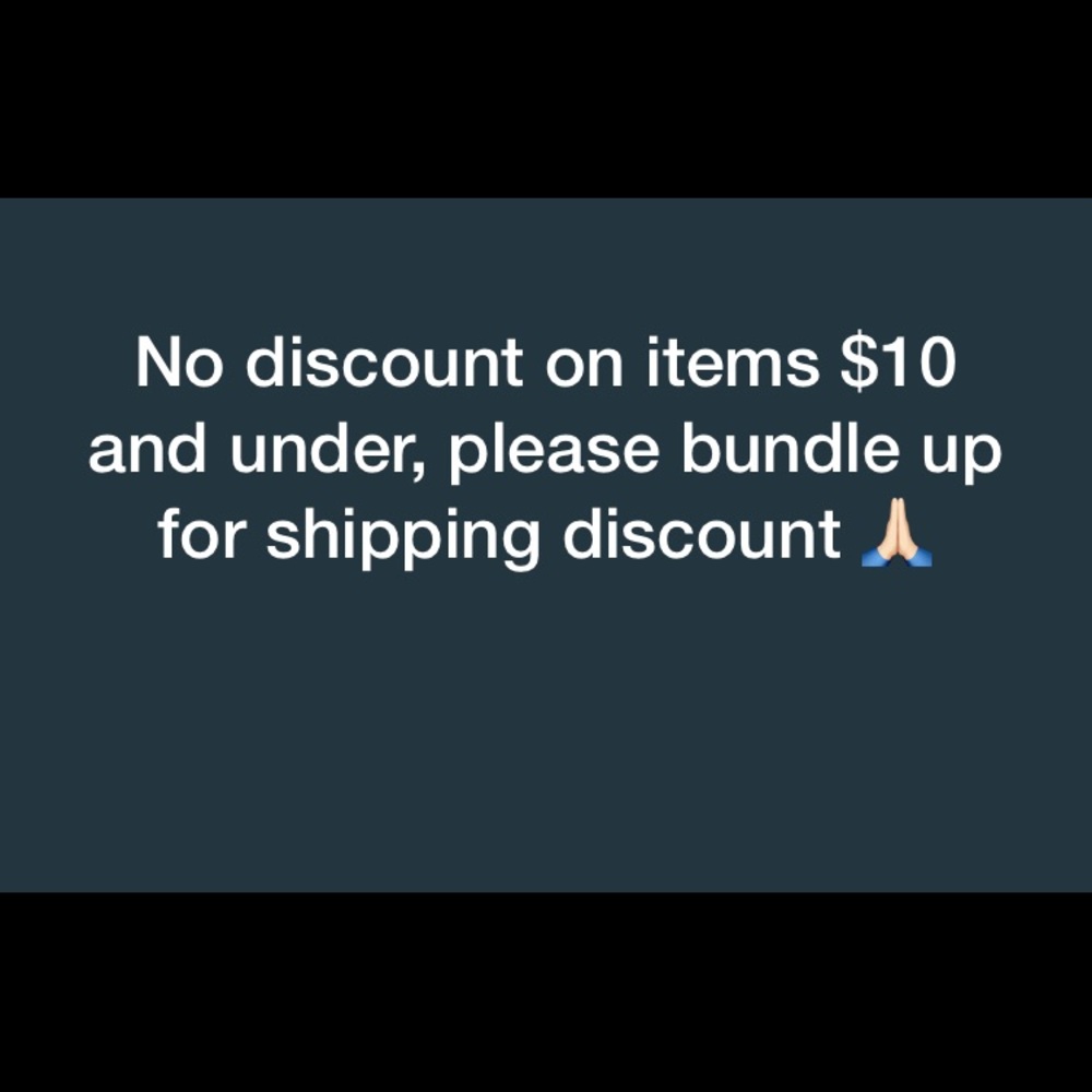 There’s no discount on items $10 and under